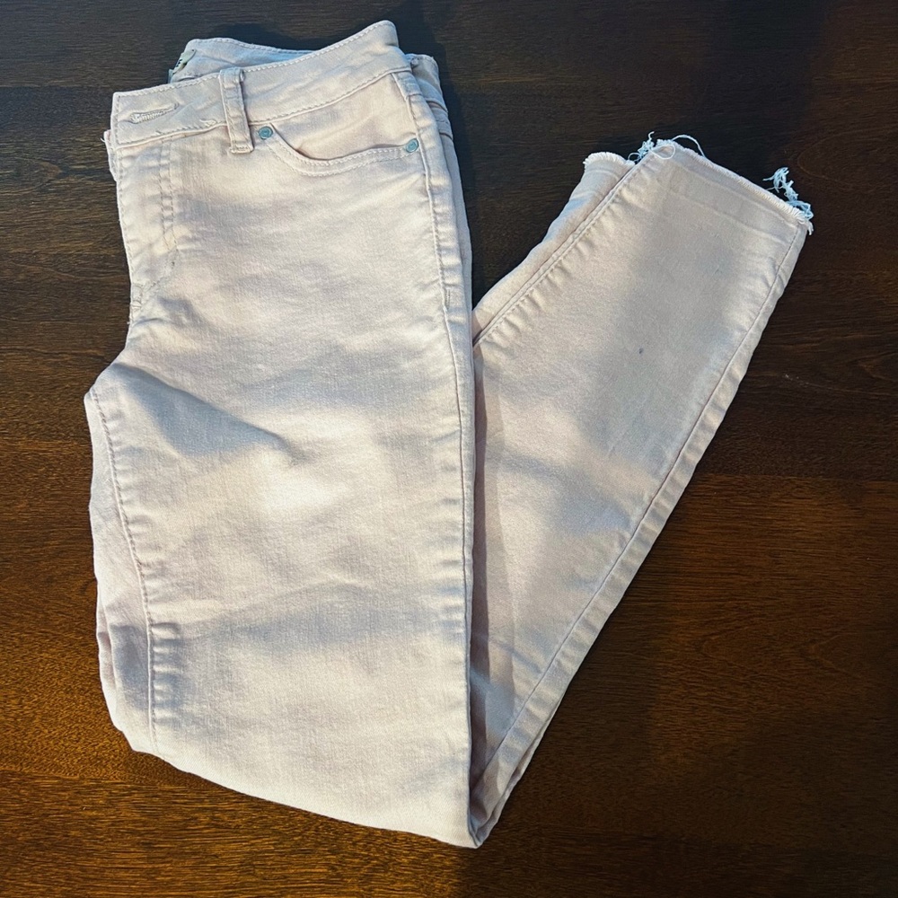 Blue Spice Baby Pink Low-Rise Jeans